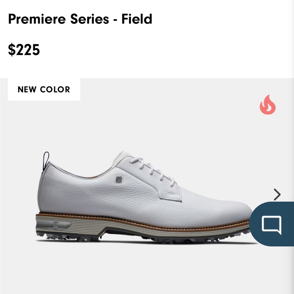 FootJoy White Premiere Series - Field (New w/ out tags)